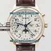 [7751 MOVE] Longines Master Moonphase Chronograph RG GS 1:1 Best Edition - 론진 마스터 문페이즈 크로노그래프 - LG028