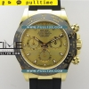 [4130 MOVE] Rolex Daytona 116518 904L YG NOOB 1:1 Best Edition MD - 롤렉스 데이토나 옐로우골드 베스트에디션 - RL1340