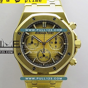 [4401 MOVE] Audemars Piguet Royal Oak Chrono 26240 YG Gain Weight V2 DDF 1:1 Best Edition - 오데마피게 로얄오크 크르노 그래프 베스트에디션