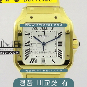 [9015 MOVE] Santos de Cartier Large 2018 40mm BV 1:1 Best Edition - 까르띠에 산토스 라지 베스트 에디션 - CT503