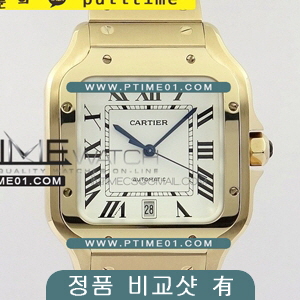 [9015 MOVE] Santos de Cartier Large 2018 40mm BV 1:1 Best Edition - 까르띠에 산토스 라지 베스트 에디션 - CT504
