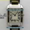 [Ronda quartz] Cartier Tank Anglaise Small Ladies SS/YG 8848F 1:1 Best Edition - 까르띠에 앙글레즈 스몰 여성용 베스트 에디션