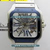 [9611MC MOVE] Santos de Cartier Skeleton SS MLF Best Edition - 까르띠에 산토스 베스트 에디션