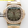 [Cal.324CS] Patek Philippe Nautilus Jumbo 5711/1R T RG Crystal Bezel Super Replica V4 PP 1:1 Best Edition - 파텍필립 노틸러스 점보 로즈골드 베스트 에디션