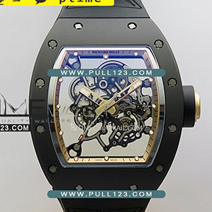 [RMUL2 MOVE] Richard Mille RM055 Ceramic ZF 1:1 Best Edition - 리차드 밀레 세라믹 스켈레톤 베스트에디션