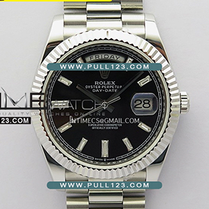 [3255 MOVE] Rolex DayDate 40mm 228239 904L SS KF 1:1 Best Edition - 로렉스 데이데이트 베스트에디션
