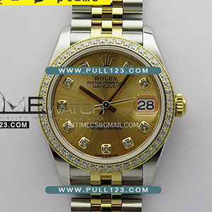 [ETA 2688 Rolex Datejust 31mm 904 SS/YG ARF Best Edition - 롤렉스 데이져스트 여성용 베스트 에디션