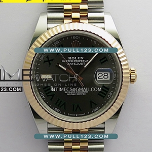 [3235 MOVE] Rolex DateJust 41mm 126331 904L SS/RG VF 1:1Best Edition - 롤렉스 데이져스트 윔블던 오토매틱 베스트에디션