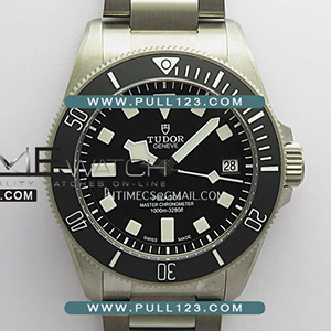 [2824 MOVE] Tudor Pelagos M2543C1A 43mm Black Ceramic Ti ZF V2 1:1 Best Edition - 튜더 펠라고스 티타늄 베스트 에디션
