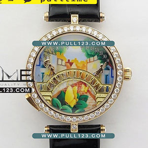 [RONDA QUARTZ] VanCleef & Arpels Lady Pont des Amoureux 38mm RG 5G Best Edition - 반클리프 앤 아펠 레이디 아펠 퐁 데 자모르 베스트에디션